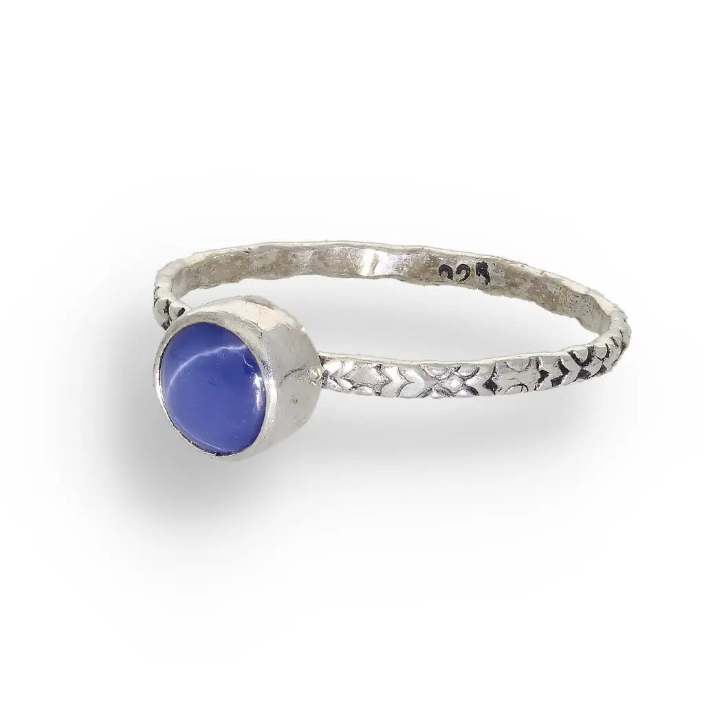 Get your "Celestial Dreams" Sterling Silver Star Sapphire Stackable Ring - September Birthstone online now or in store at Forever Gems in Franschhoek, South Africa