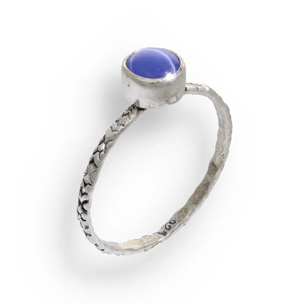 Get your "Celestial Dreams" Sterling Silver Star Sapphire Stackable Ring - September Birthstone online now or in store at Forever Gems in Franschhoek, South Africa