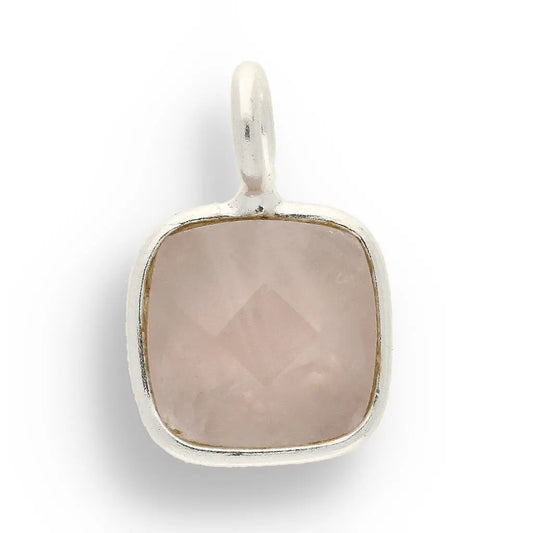 Get your Gentle Love - Faceted Rose Quartz Silver Necklace online now or in store at Forever Gems in Franschhoek, South Africa