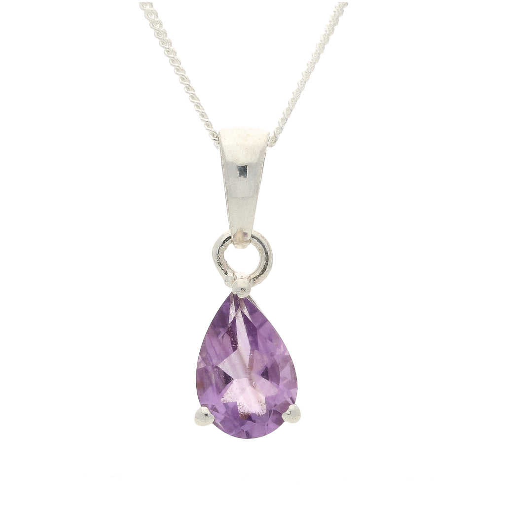 Buy your Radiant Tears: Teardrop Faceted Amethyst Necklace online now or in store at Forever Gems in Franschhoek, South Africa
