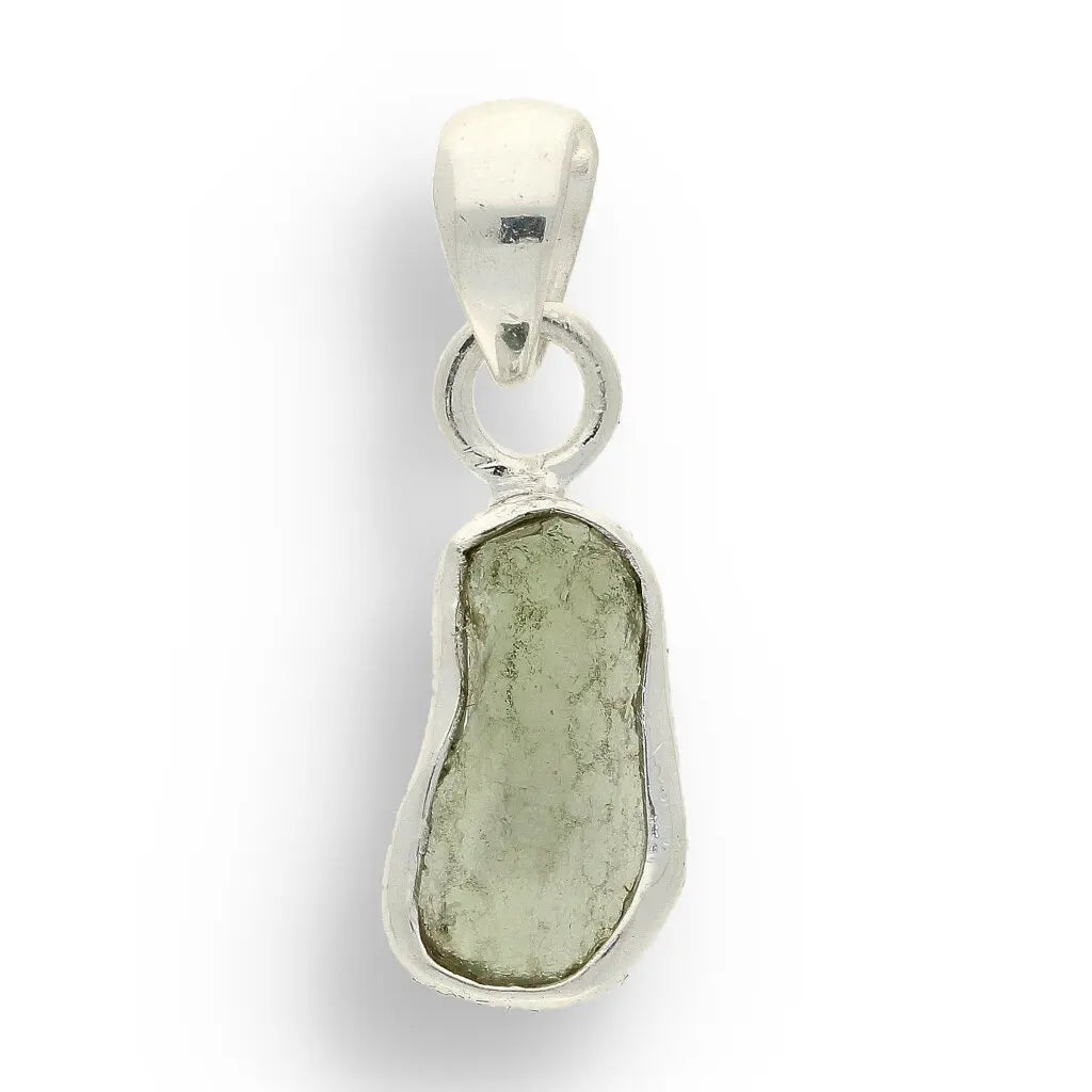 Get your Moldavite Energy Pendant – Silver Set Czech Tektite online now or in store at Forever Gems in Franschhoek, South Africa