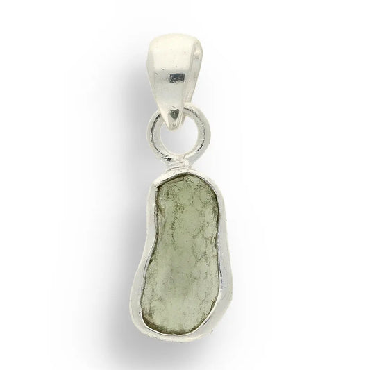 Get your Moldavite Energy Pendant – Silver Set Czech Tektite online now or in store at Forever Gems in Franschhoek, South Africa