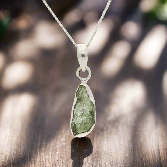 Get your Moldavite Awakening – Sterling Silver Czech Pendant online now or in store at Forever Gems in Franschhoek, South Africa