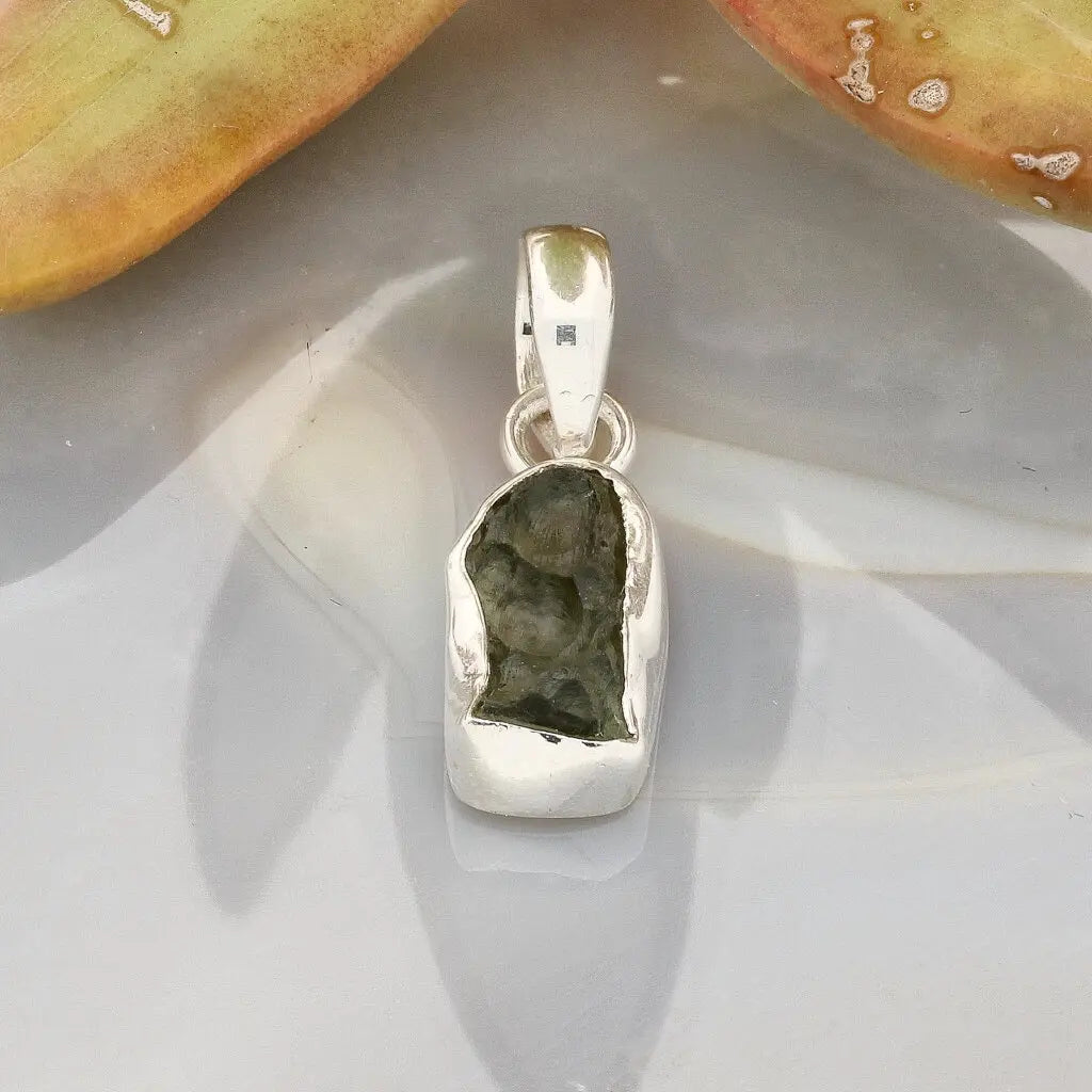 Get your Moldavite Starborn Necklace – Real Tektite Energy online now or in store at Forever Gems in Franschhoek, South Africa