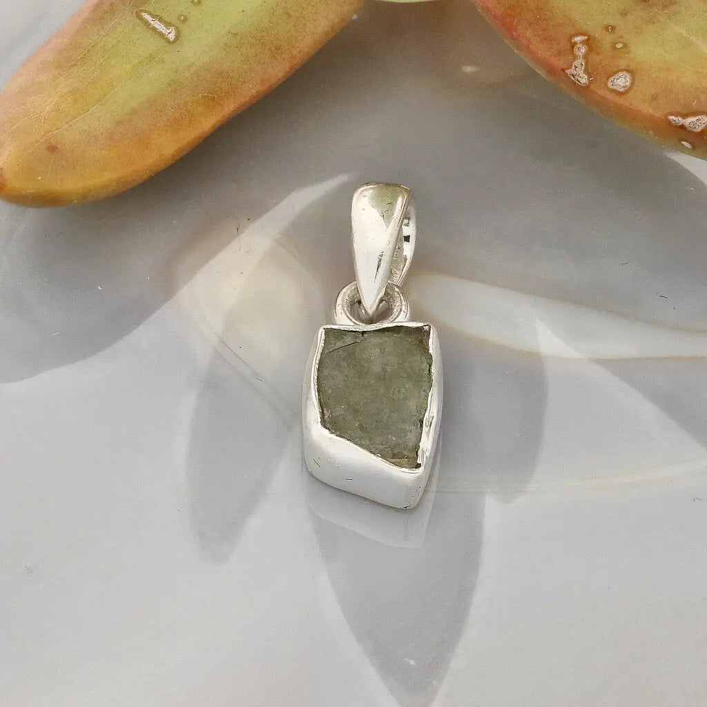 Get your Moldavite Silver Amulet – Authentic Czech Origin Gem online now or in store at Forever Gems in Franschhoek, South Africa