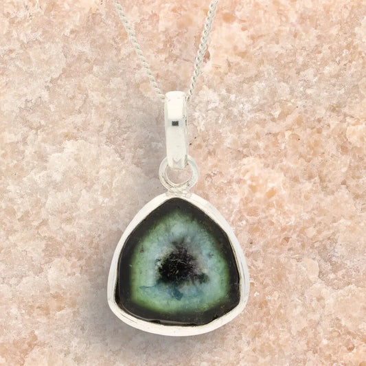 Get your Natural Watermelon Tourmaline Necklace online now or in store at Forever Gems in Franschhoek, South Africa