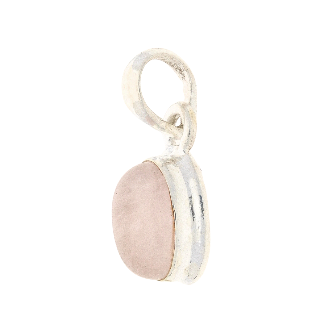 Get your Enchanted Echoes: Rose Quartz Sterling Silver Necklace online now or in store at Forever Gems in Franschhoek, South Africa