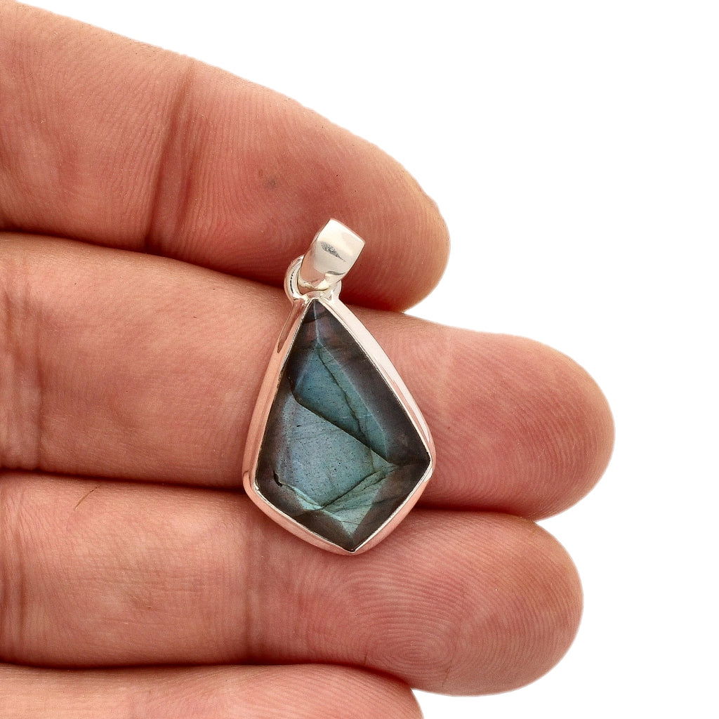 Get your Faceted Labradorite Sterling Silver Necklace online now or in store at Forever Gems in Franschhoek, South Africa