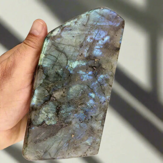 Get your Labradorite Freeform – Shimmering Shield of Light online now or in store at Forever Gems in Franschhoek, South Africa
