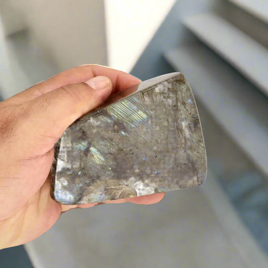 Get your Labradorite Freeform – Flashing Wisdom from Within online now or in store at Forever Gems in Franschhoek, South Africa