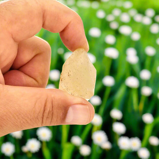Get your 16g Libyan Desert Glass – Sacred Flame of the Sands online now or in store at Forever Gems in Franschhoek, South Africa