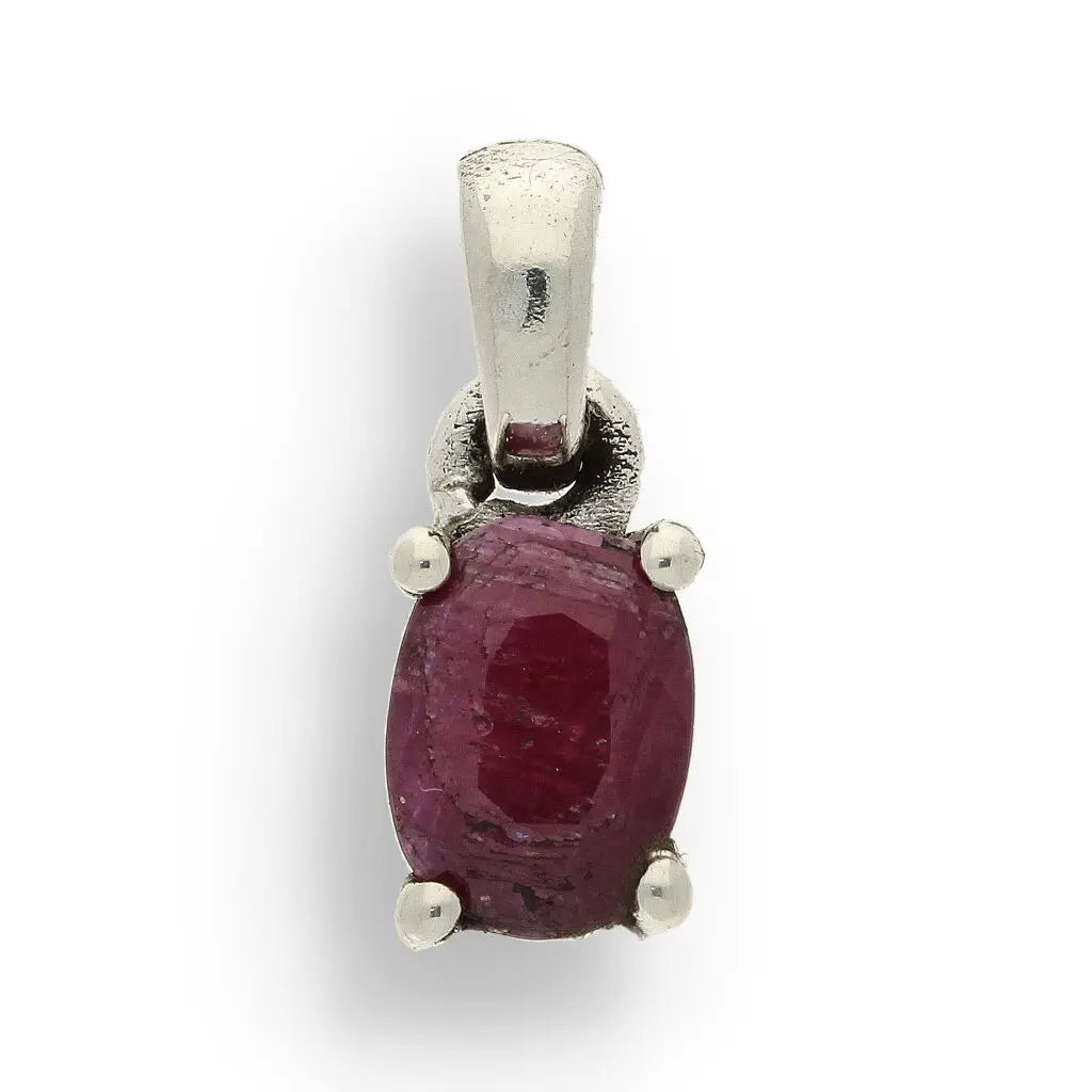 Get your Ruby "Crimson Passion" Sterling Silver Necklace online now or in store at Forever Gems in Franschhoek, South Africa