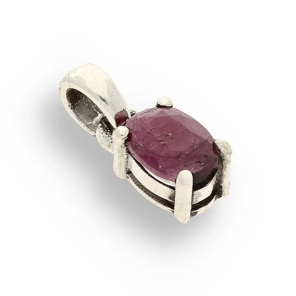Get your Ruby "Crimson Passion" Sterling Silver Necklace online now or in store at Forever Gems in Franschhoek, South Africa