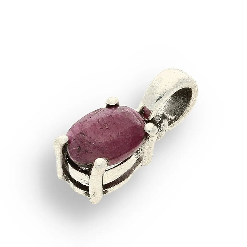 Get your Ruby "Crimson Passion" Sterling Silver Necklace online now or in store at Forever Gems in Franschhoek, South Africa