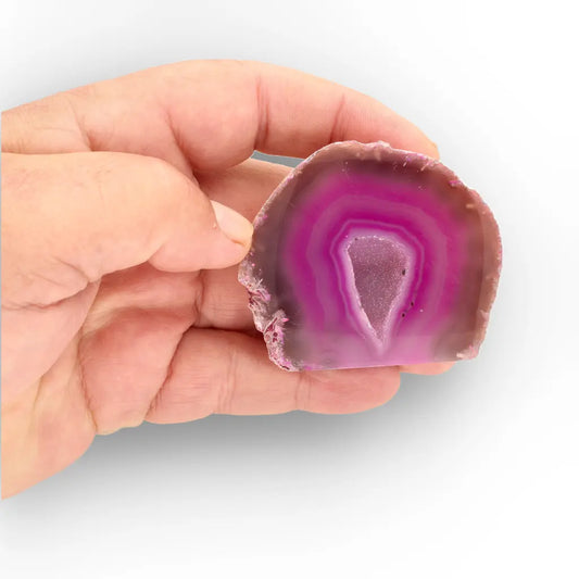 Get your Pink Agate Flat Base Soft Glow Crystal online now or in store at Forever Gems in Franschhoek, South Africa