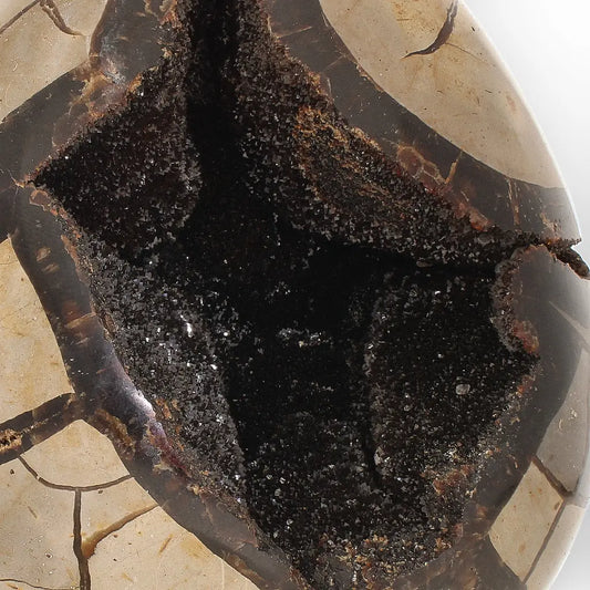 Get your Madagascar Septarian Dragon’s Egg – Natural Crystal Geode online now or in store at Forever Gems in Franschhoek, South Africa