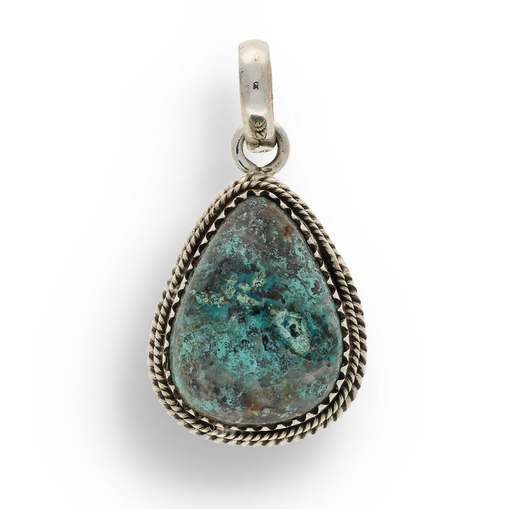 Buy your Chrysocolla Sterling Silver Pendant online now or in store at Forever Gems in Franschhoek, South Africa