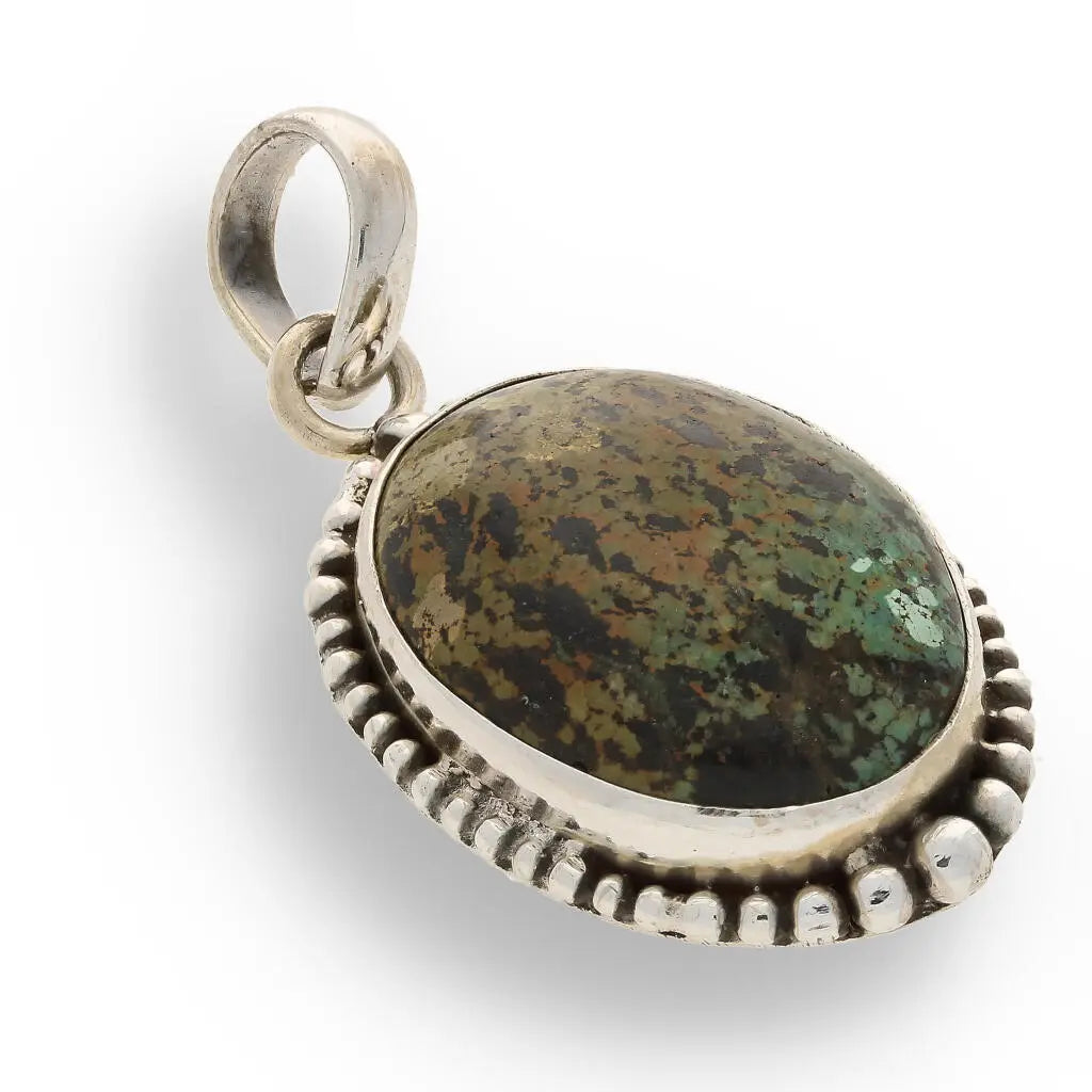 Get your Chrysocolla Sterling Silver Pendant online now or in store at Forever Gems in Franschhoek, South Africa