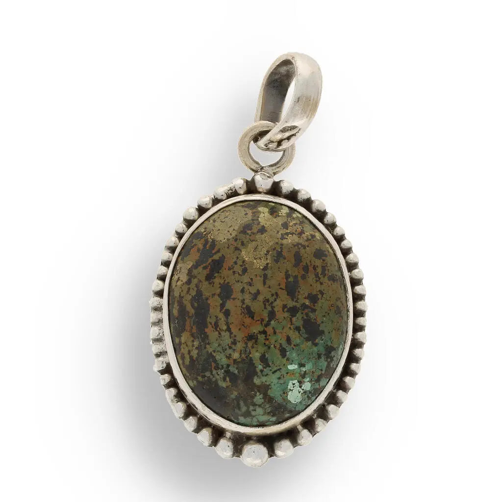 Get your Chrysocolla Sterling Silver Pendant online now or in store at Forever Gems in Franschhoek, South Africa