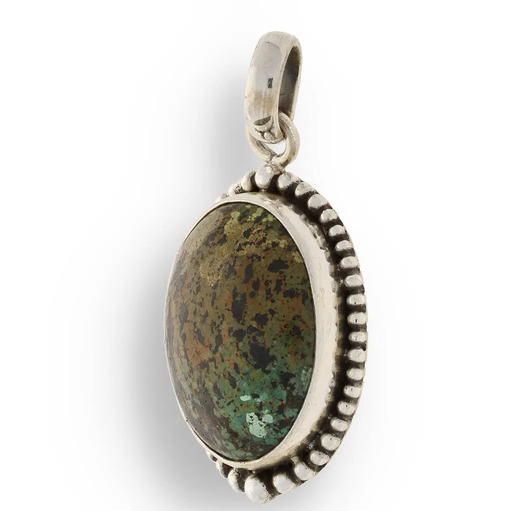 Get your Chrysocolla Sterling Silver Pendant online now or in store at Forever Gems in Franschhoek, South Africa