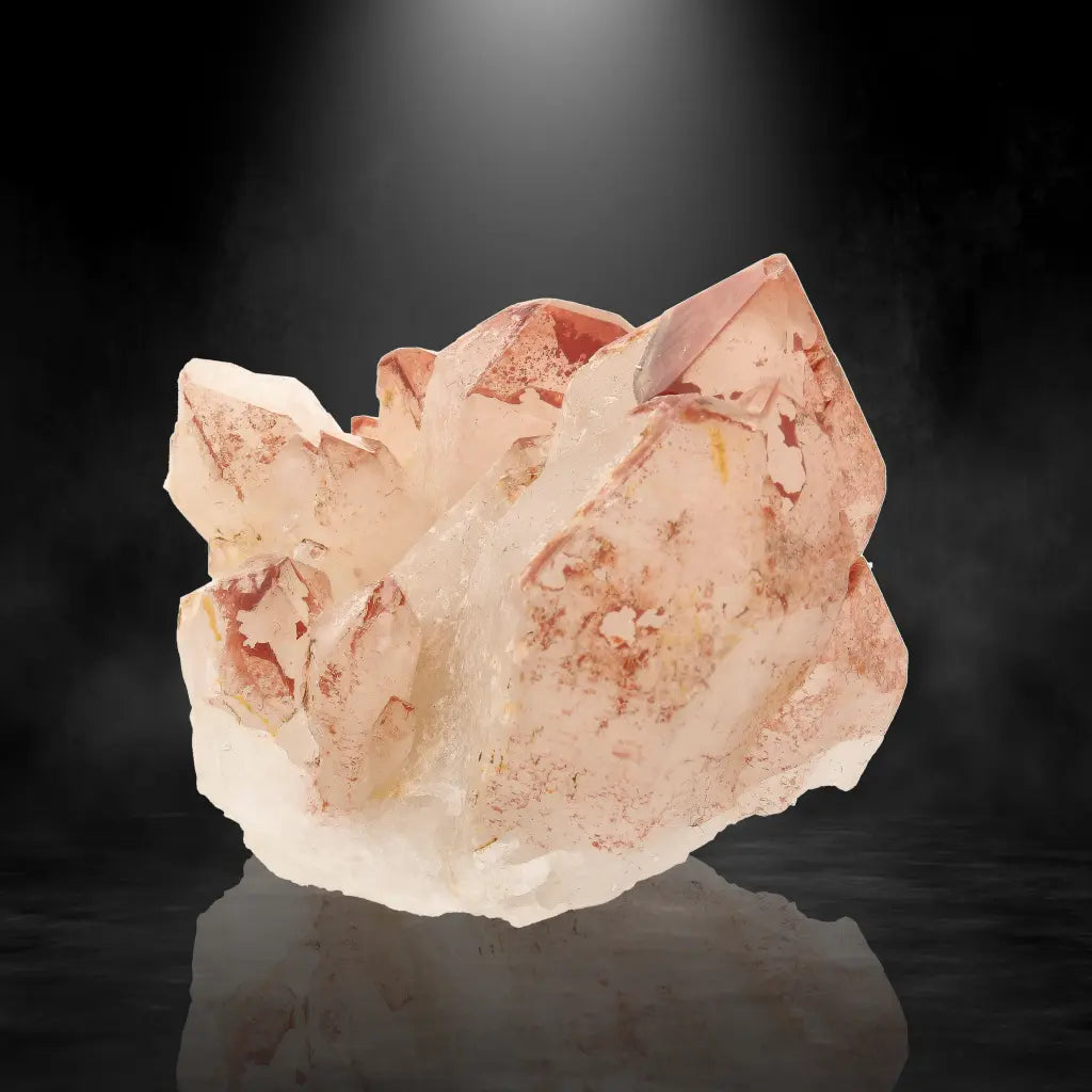 Get your Hematite Coated Quartz Cluster from Pellaberg, Northern Cape, South Africa online now or in store at Forever Gems in Franschhoek, South Africa