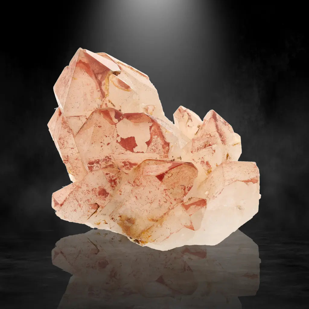 Get your Hematite Coated Quartz Cluster from Pellaberg, Northern Cape, South Africa online now or in store at Forever Gems in Franschhoek, South Africa