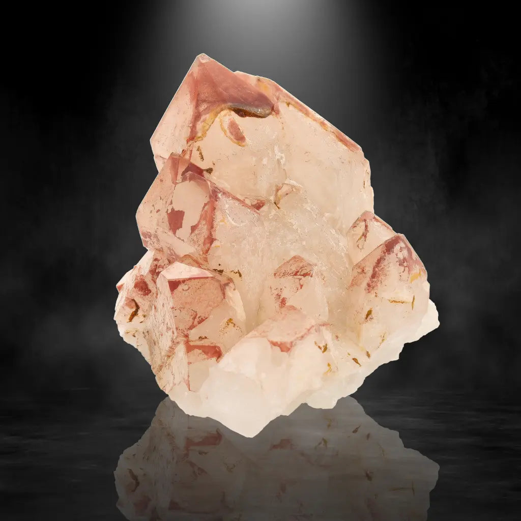 Get your Hematite Coated Quartz Cluster from Pellaberg, Northern Cape, South Africa online now or in store at Forever Gems in Franschhoek, South Africa