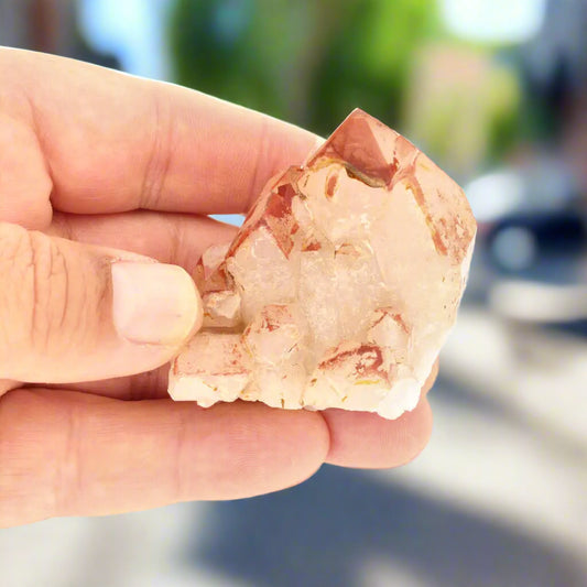 Get your Hematite Coated Quartz Cluster from Pellaberg, Northern Cape, South Africa online now or in store at Forever Gems in Franschhoek, South Africa