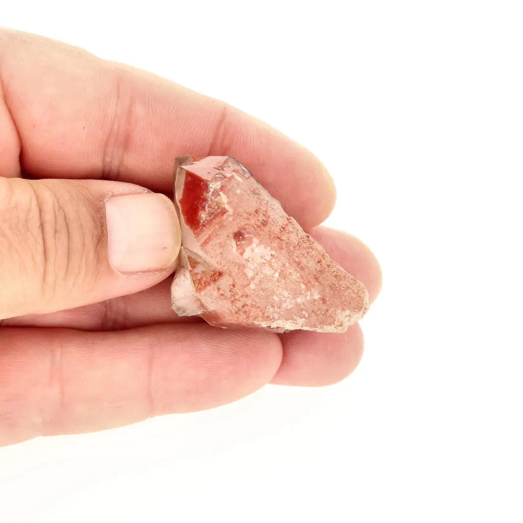 Get your Hematite Included Quartz Crystal from Pellaberg, Northern Cape, South Africa online now or in store at Forever Gems in Franschhoek, South Africa