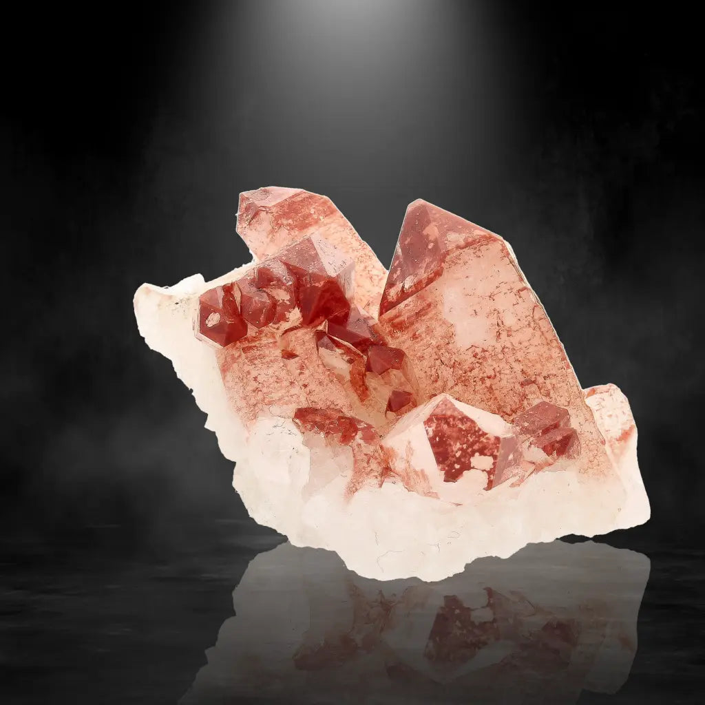 Get your Miniature Hematite Coated Quartz Cluster from Pellaberg, Northern Cape, South Africa online now or in store at Forever Gems in Franschhoek, South Africa