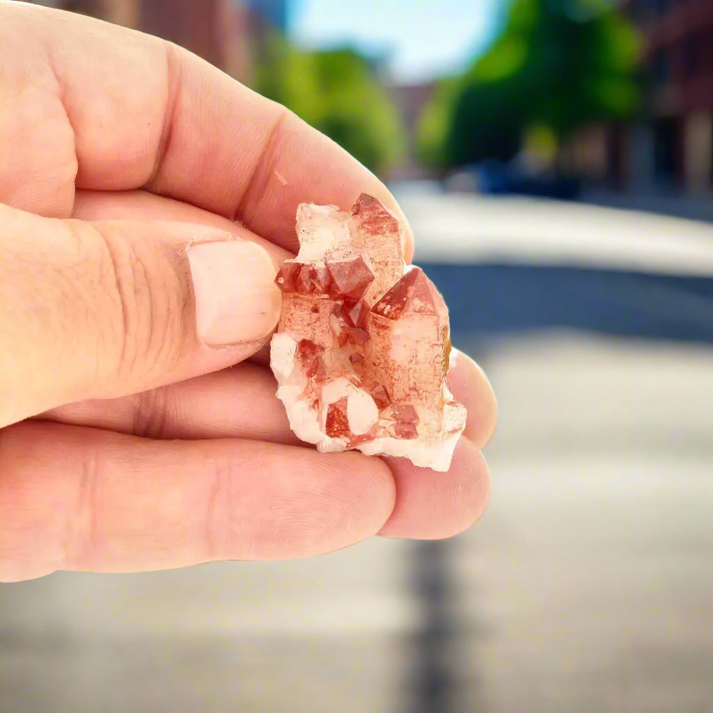 Get your Miniature Hematite Coated Quartz Cluster from Pellaberg, Northern Cape, South Africa online now or in store at Forever Gems in Franschhoek, South Africa