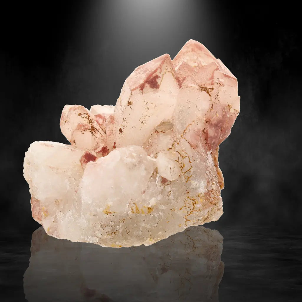 Get your Hematite Coated Quartz Cluster from Pellaberg, Northern Cape, South Africa online now or in store at Forever Gems in Franschhoek, South Africa