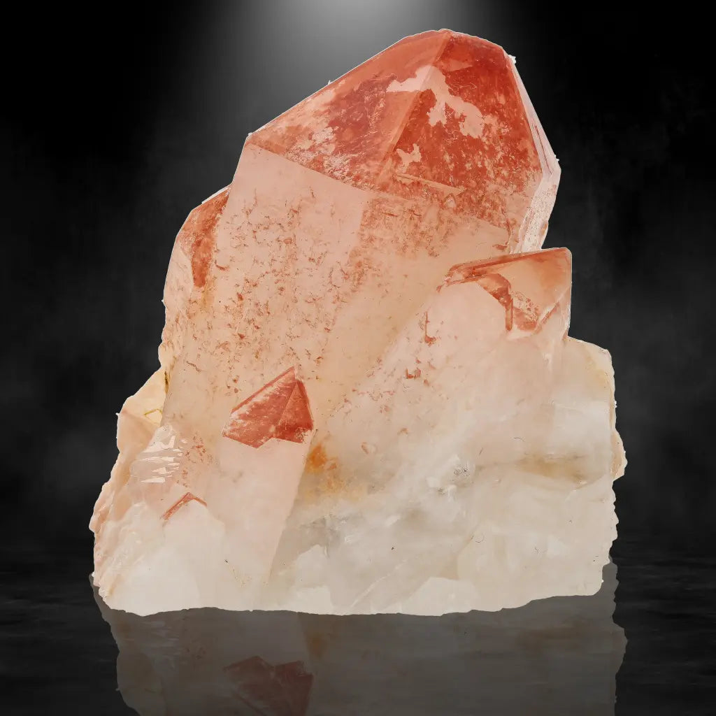 Get your Hematite Coated Quartz Cluster from Pellaberg, Northern Cape, South Africa online now or in store at Forever Gems in Franschhoek, South Africa