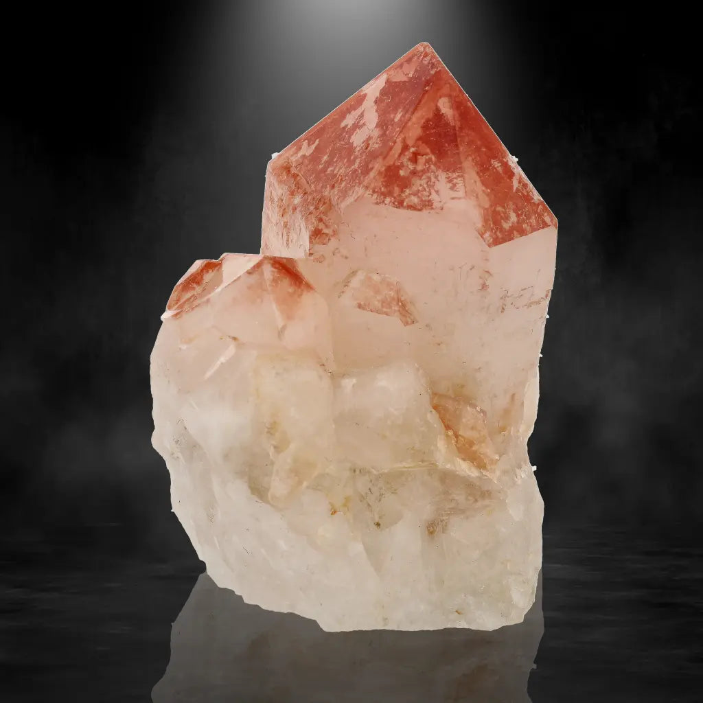 Get your Hematite Coated Quartz Cluster from Pellaberg, Northern Cape, South Africa online now or in store at Forever Gems in Franschhoek, South Africa