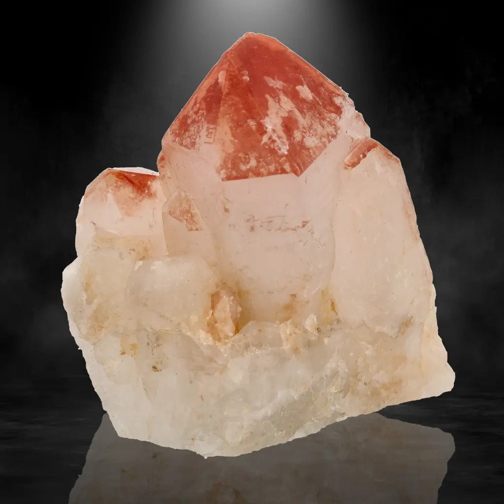 Get your Hematite Coated Quartz Cluster from Pellaberg, Northern Cape, South Africa online now or in store at Forever Gems in Franschhoek, South Africa