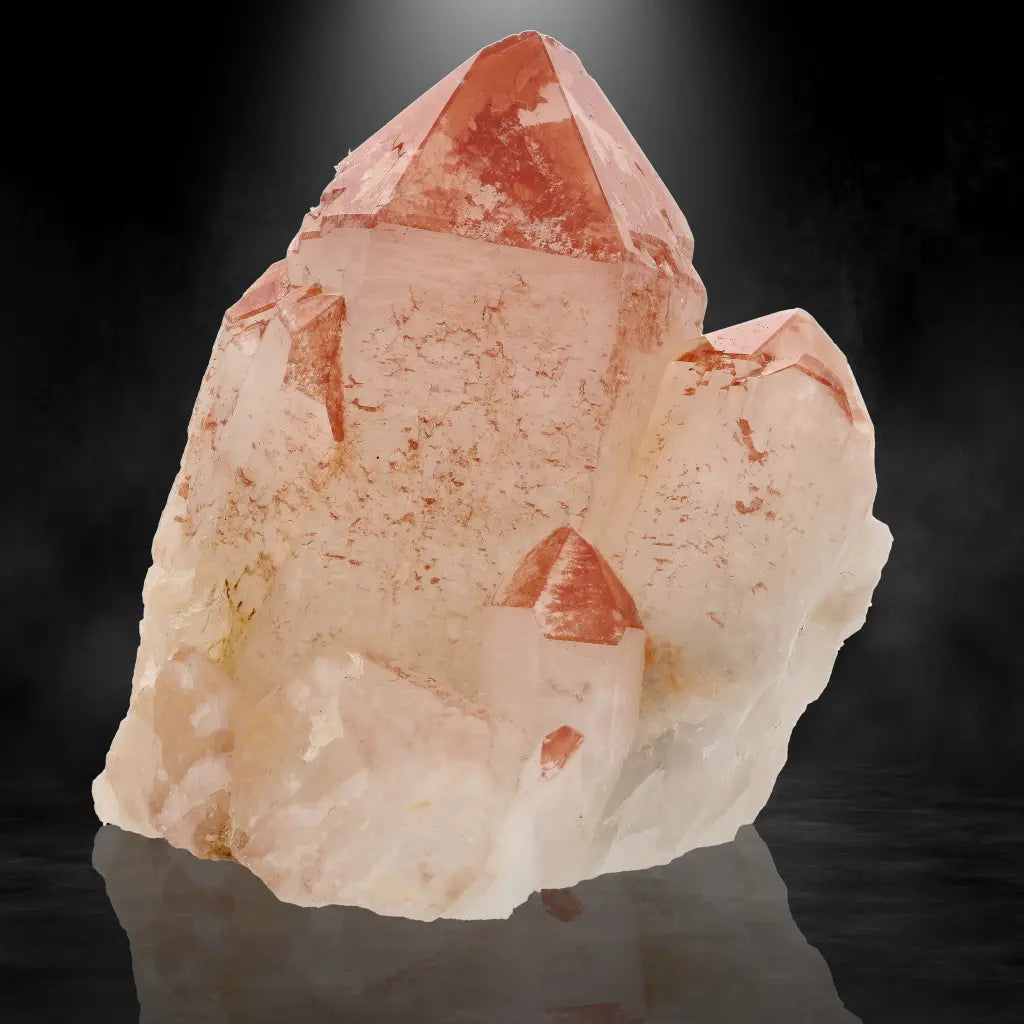 Get your Hematite Coated Quartz Cluster from Pellaberg, Northern Cape, South Africa online now or in store at Forever Gems in Franschhoek, South Africa