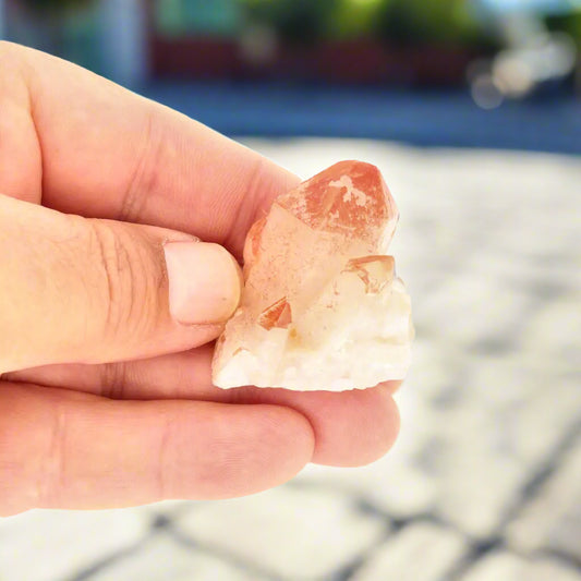 Get your Hematite Coated Quartz Cluster from Pellaberg, Northern Cape, South Africa online now or in store at Forever Gems in Franschhoek, South Africa