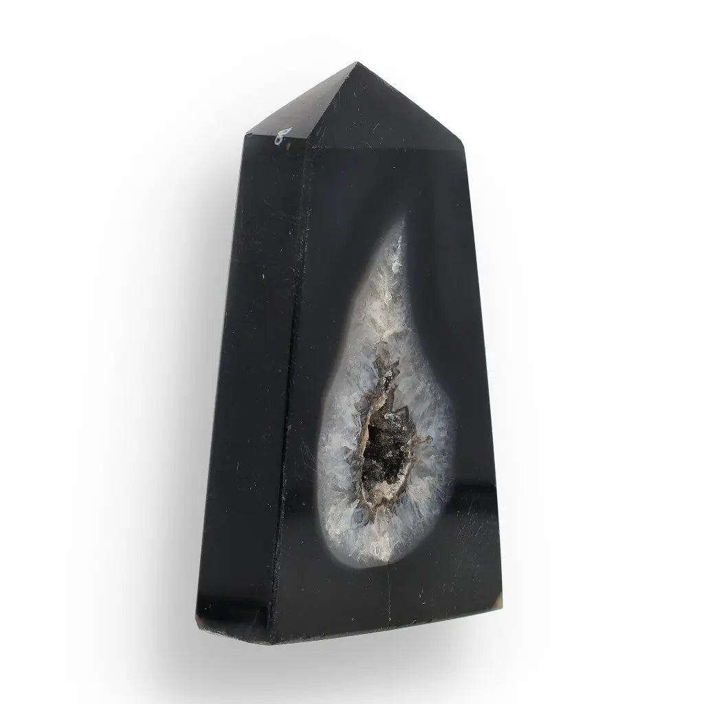 Get your Black Agate Power Point – Grounding & Strength online now or in store at Forever Gems in Franschhoek, South Africa