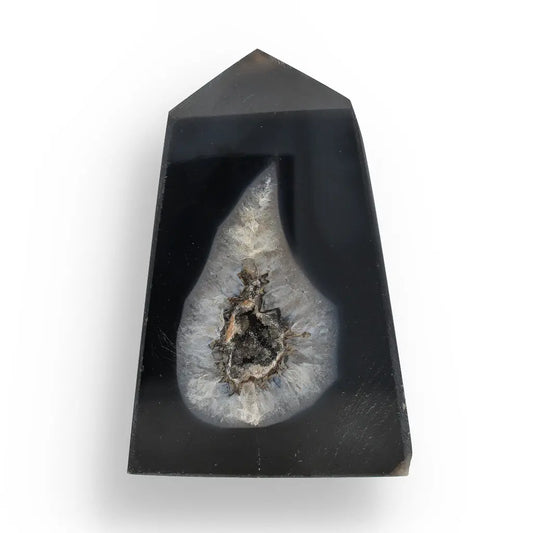 Get your Black Agate Power Point – Grounding & Strength online now or in store at Forever Gems in Franschhoek, South Africa