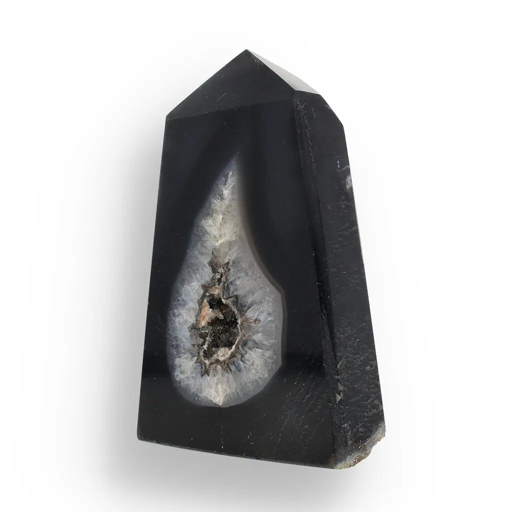 Get your Black Agate Power Point – Grounding & Strength online now or in store at Forever Gems in Franschhoek, South Africa