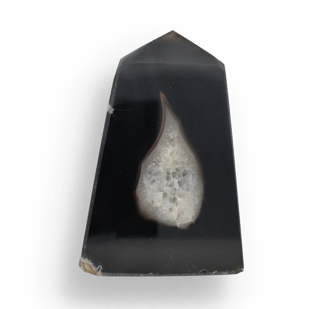 Get your Black Agate Power Point – Grounding & Strength online now or in store at Forever Gems in Franschhoek, South Africa