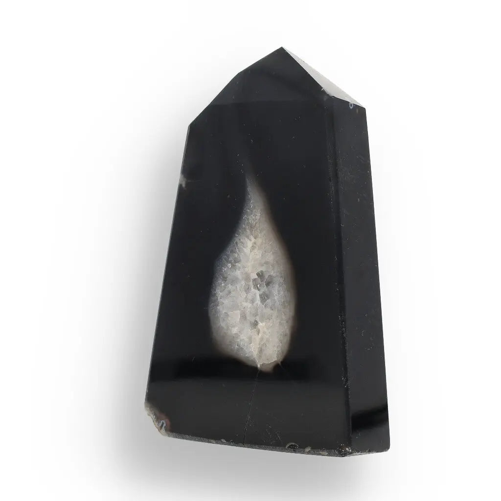 Get your Black Agate Power Point – Grounding & Strength online now or in store at Forever Gems in Franschhoek, South Africa