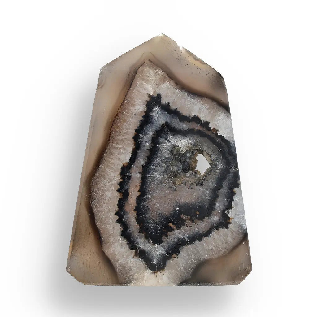 Get your Black Agate Polished Tower – Shield Your Energy online now or in store at Forever Gems in Franschhoek, South Africa