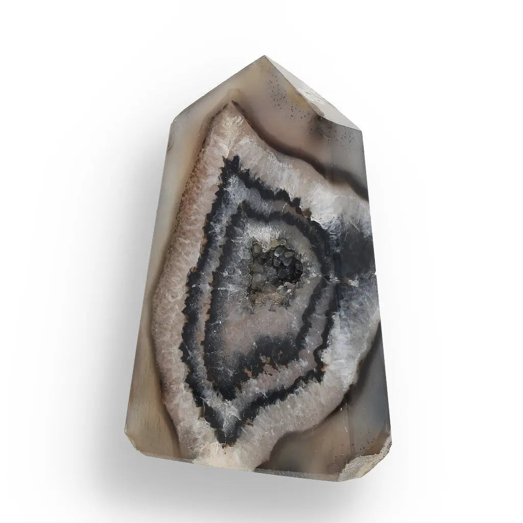Get your Black Agate Polished Tower – Shield Your Energy online now or in store at Forever Gems in Franschhoek, South Africa