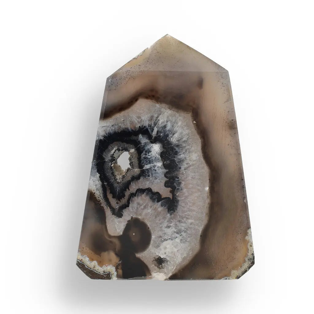 Get your Black Agate Polished Tower – Shield Your Energy online now or in store at Forever Gems in Franschhoek, South Africa