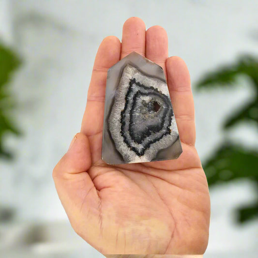 Get your Black Agate Polished Tower – Shield Your Energy online now or in store at Forever Gems in Franschhoek, South Africa