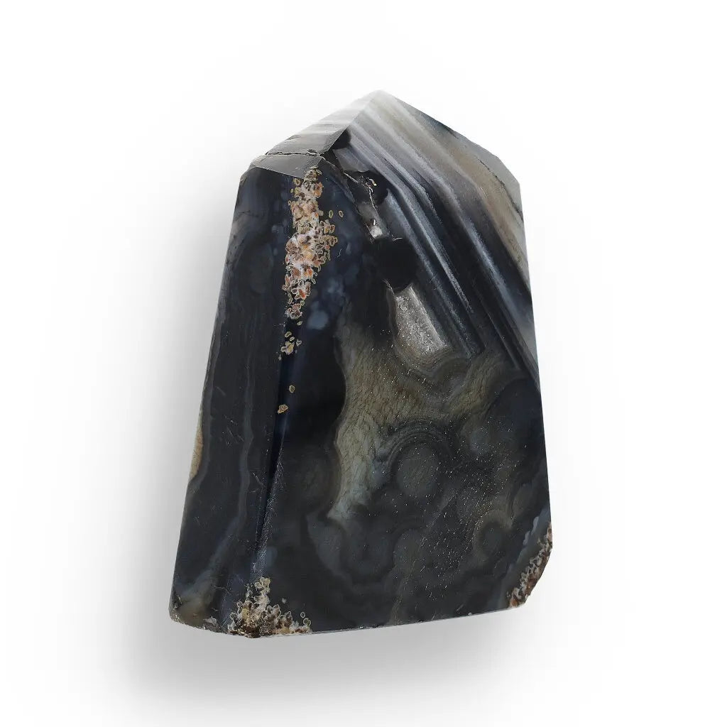 Get your Black Agate Focus Point – Calm in Crystal Form online now or in store at Forever Gems in Franschhoek, South Africa