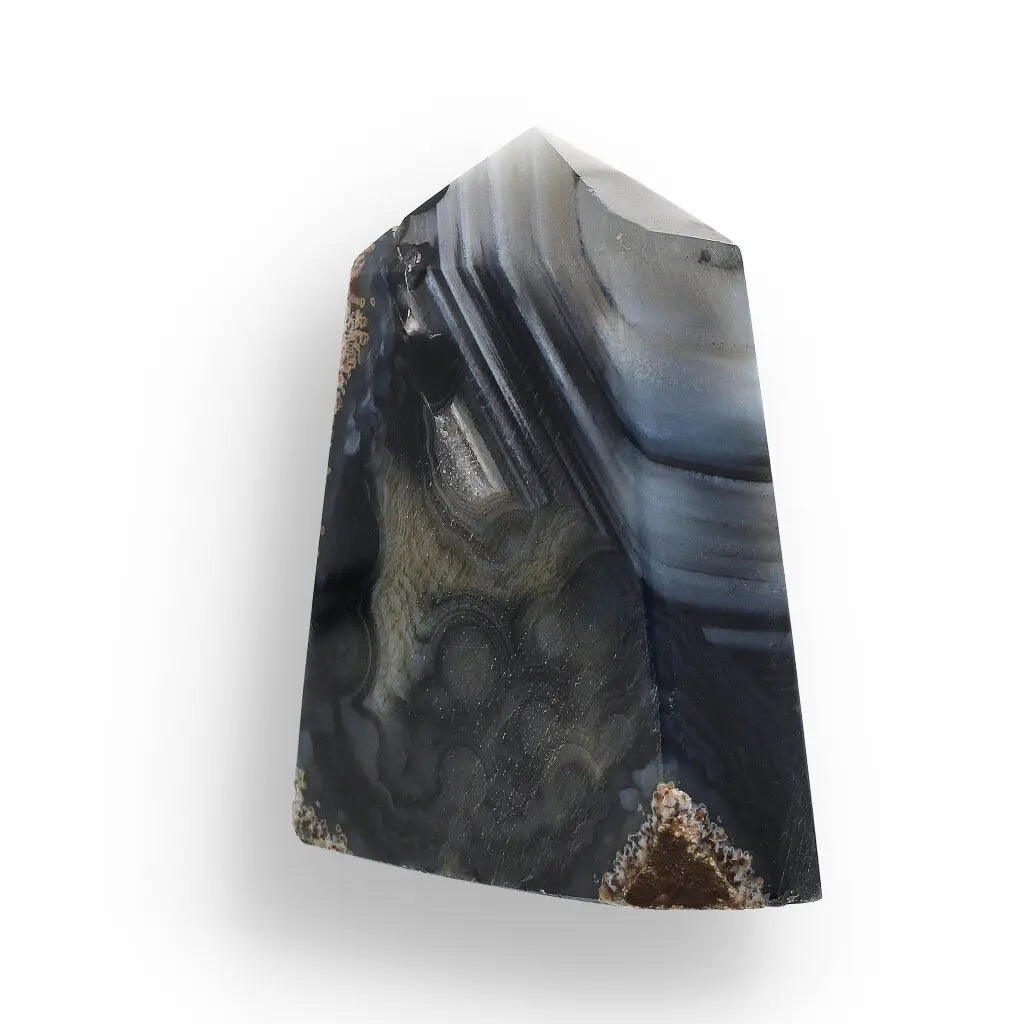 Get your Black Agate Focus Point – Calm in Crystal Form online now or in store at Forever Gems in Franschhoek, South Africa
