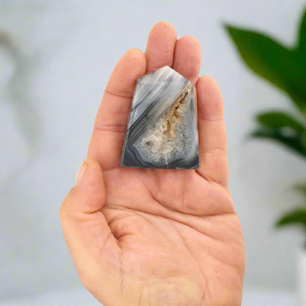Get your Black Agate Focus Point – Calm in Crystal Form online now or in store at Forever Gems in Franschhoek, South Africa
