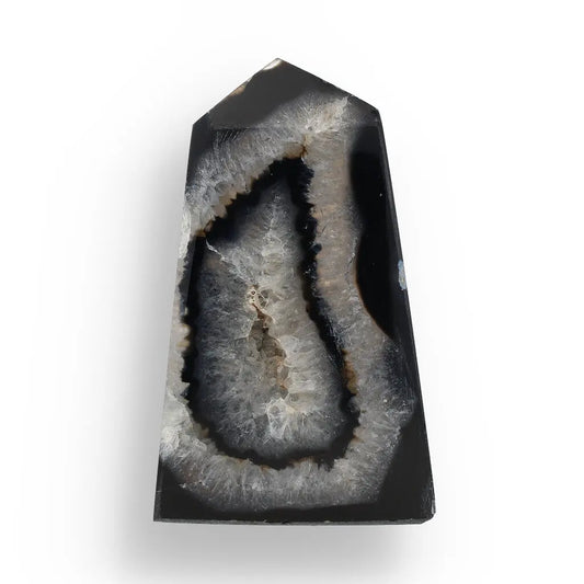 Get your Black Agate Energy Obelisk – Stability in Stone online now or in store at Forever Gems in Franschhoek, South Africa